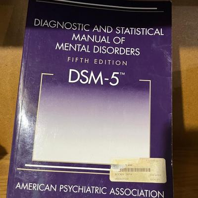 Diagnostic and Statistical Manual of Mental Disorders, Fifth Edition (DSM-5), published by the American Psychiatric Association.