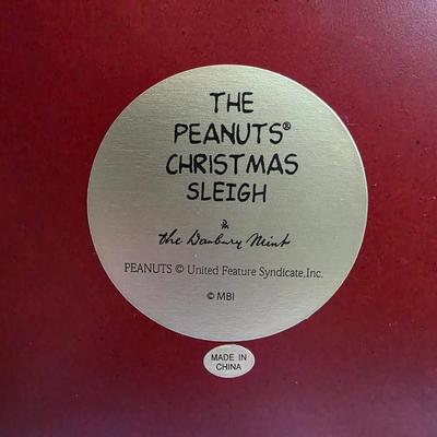 Peanuts Christmas Sleigh
