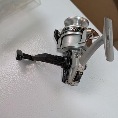 Shakespeare ALPHA fishing reel.