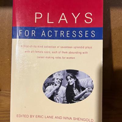 Plays for Actresses, edited by Eric Lane and Nina Shengold