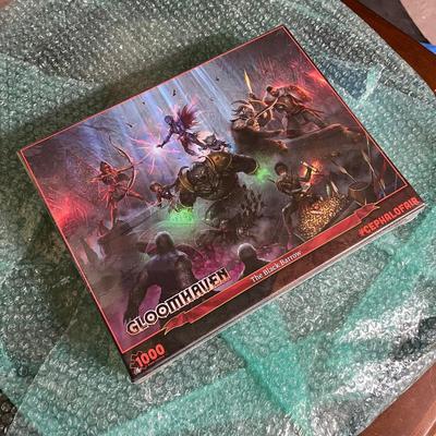 Gloomhaven: The Black Barrow 1000-piece jigsaw puzzle from Cephalofair Games