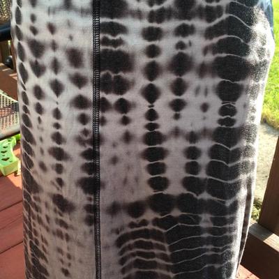 Hard tail black and gray maxi skirt