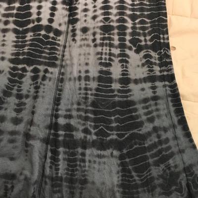Hard tail black and gray maxi skirt