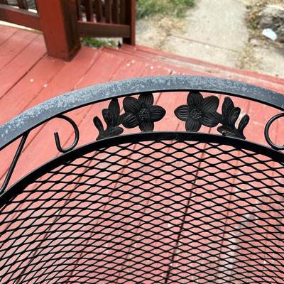 Set of 2 Mid-Century Modern Salterini Curve Back Outdoor Arm Chairs