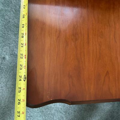 Two-Tier Side Table with Marble Top