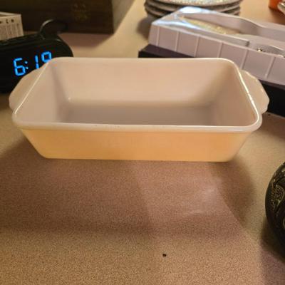 Fire king loaf pan