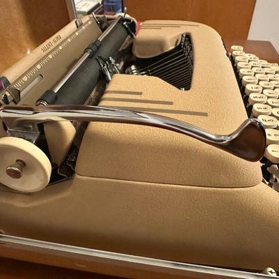 Vintage Smith-Corona “Silent-Super” Typewriter in Carrying Case