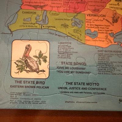 1988 Louisiana Map Puzzle – Sealed