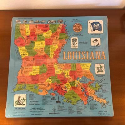 1988 Louisiana Map Puzzle – Sealed