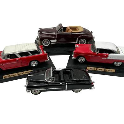 Lot of 4 Classic Diecast Cars