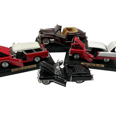 Lot of 4 Classic Diecast Cars