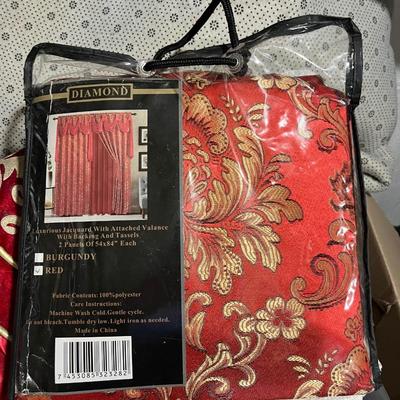 Sapphire Home Jacquard Window Curtains