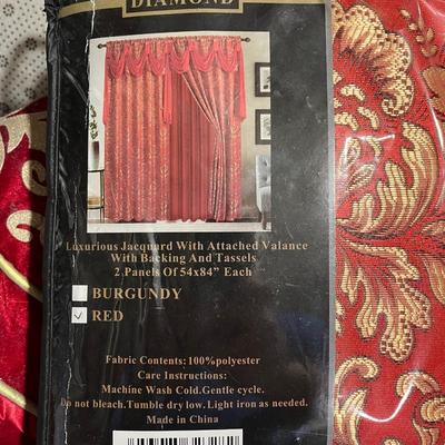 Sapphire Home Jacquard Window Curtains