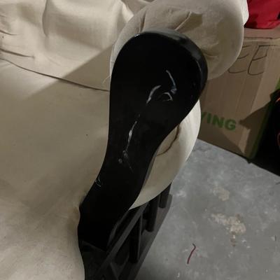 Glider chair and ottoman set