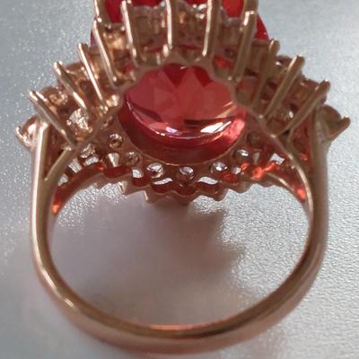 GIA CERTIFIED LAB GROWN RUBY RING