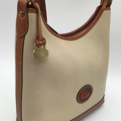 Dooney & Bourke Asian Brown grainy leather handbag certified