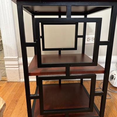 Convenience Concepts Town Square Metal Frame End Table