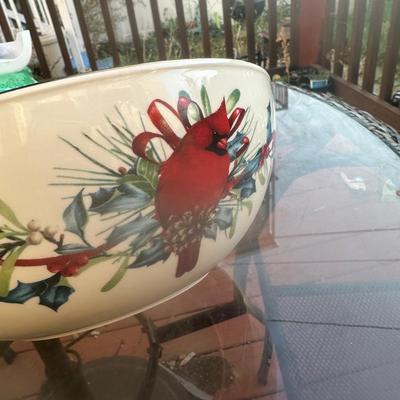 Lenox Winter Greetings Serving Bowl