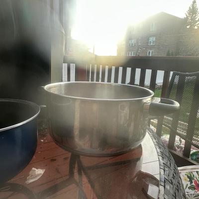 Large and medium cooking pot set