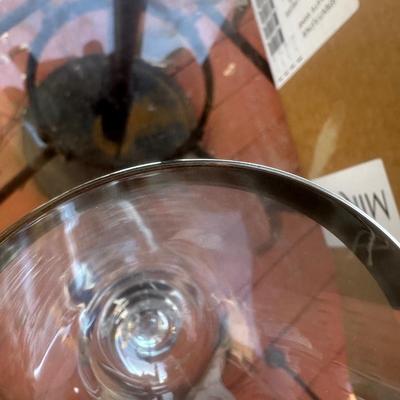 Mikasa Serenity Platinum white wine glasses