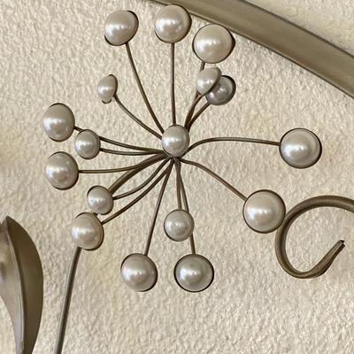 Sale Photo Thumbnail #94: Stunning metal floral decor