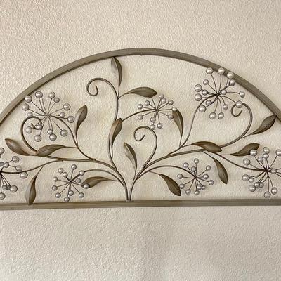 Sale Photo Thumbnail #91: Stunning metal floral decor