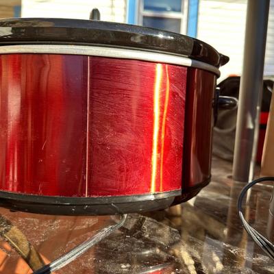 Crock-Pot 7 Quart Capacity Food Slow Cooker Home Cooking Kitchen Appliance, Red