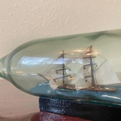 Sale Photo Thumbnail #102: Cool decor ship in a bottle!