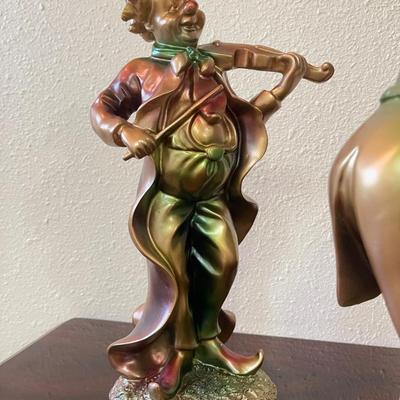 Sale Photo Thumbnail #105: Beautiful pair of musical clowns