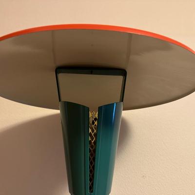 Mid-Century Modern Atomic-Style Floor Lamp with Saucer Shade