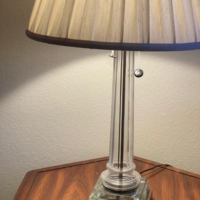 Sale Photo Thumbnail #132: Absolutely stunning glass lamp!