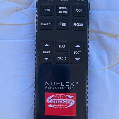 Sale Photo Thumbnail #140: Massaging, gravity bed NUFLEX FOUNDATION by SIMMONS 
twin size 
has two outlets one on each side
one remote