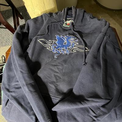 Navy top heavy sweater