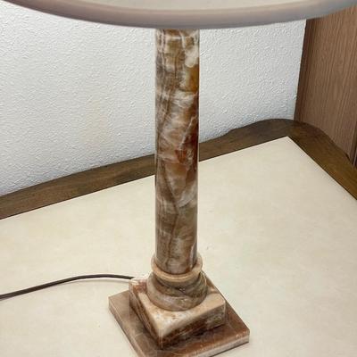 Sale Photo Thumbnail #163: Beautiful polished stone lamp