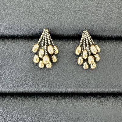 Luxurious Gold Alloy Plated Earrings