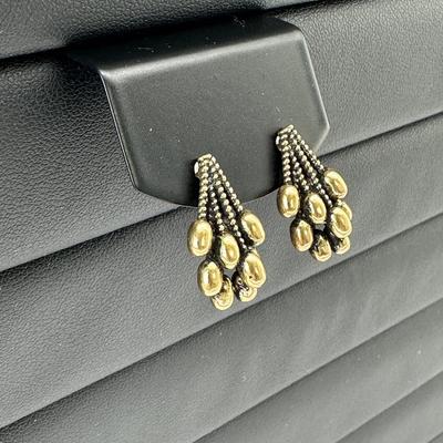 Luxurious Gold Alloy Plated Earrings