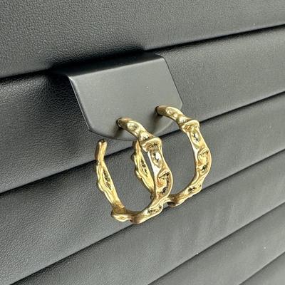 Luxurious Gold Alloy Plated Earrings