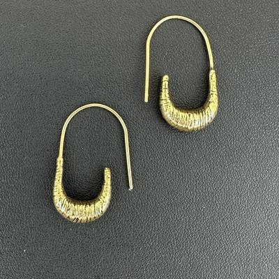 Luxurious Gold Alloy Plated Earrings