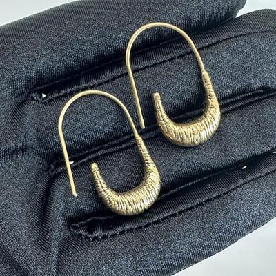 Luxurious Gold Alloy Plated Earrings