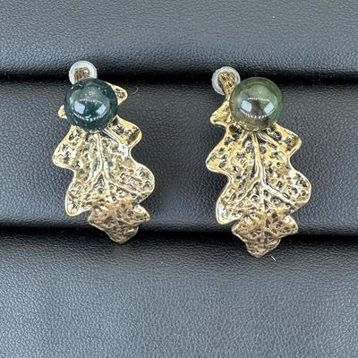 Luxurious Gold Alloy Plated Earrings