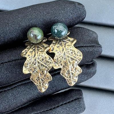 Luxurious Gold Alloy Plated Earrings