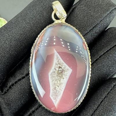 Mix Pendant 925 Sterling Silver Plated Handmade Gemstone 