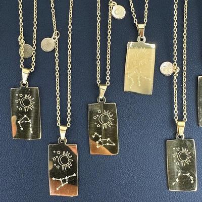 12 Birth Months Zodiac Collection Necklaces