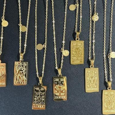 12 Birth Months Zodiac Collection Necklaces