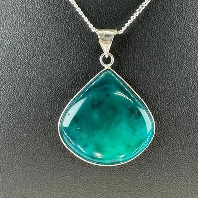Crystal Pendant 925 Sterling Silver Plated Handmade Gemstone 