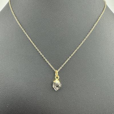 Necklace 925 Sterling Silver Herkimer Diamond Natural Gemstone (Tested)