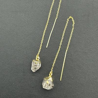 Earrings 925 Sterling Silver Natural  Gemstone (Tested)