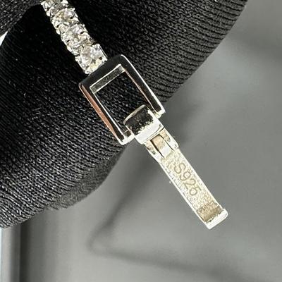 Brand New 925 Sterling Silver Stamped Zirconia