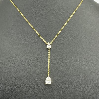 Brand New Earrings And Necklace 925 Sterling Silver Stamped Zirconia