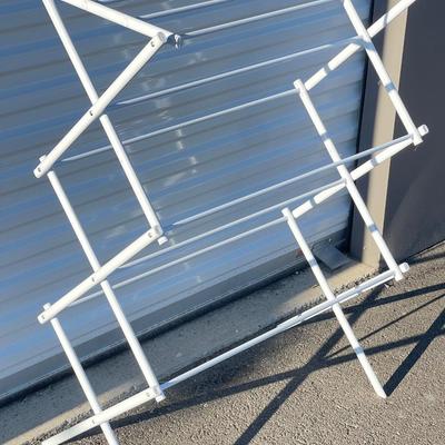 Sale Photo Thumbnail #195: White metal clothing hanger